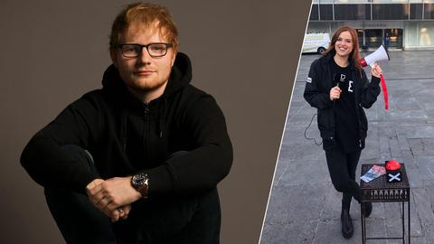 YOU FM Reporterin Michelle wartet mit Ed Sheeran Tickets auf euch