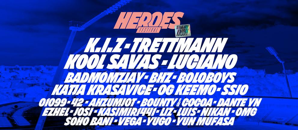 Heroes Festival Line-Up
