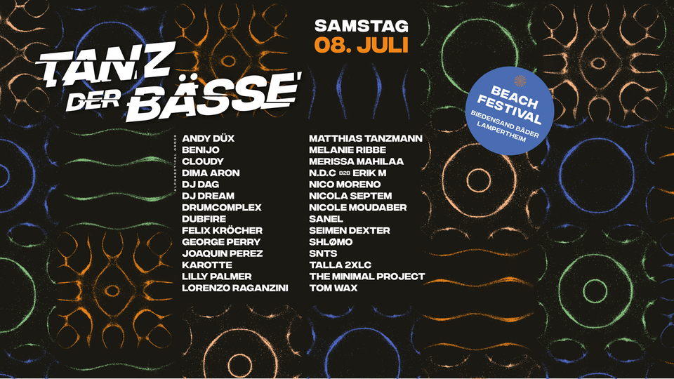 Line-Up Tanz der Bässe
