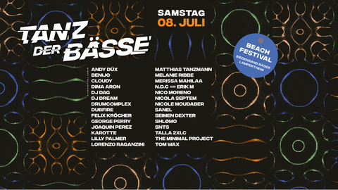 Line-Up Tanz der Bässe