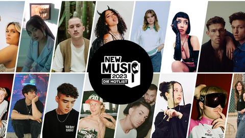 Die Artists der New Music Hotlist 2023