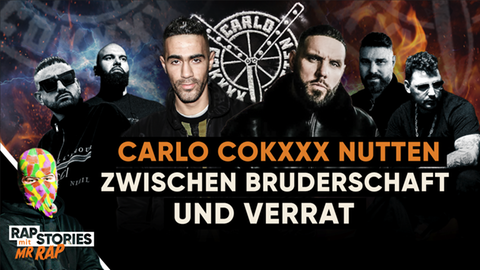 Auf dem Bild sind Bushido, Fler, Saad, B.S.H., Animus und Haftbefehl zu sehen